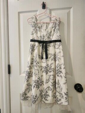 Bonnie Jean Size 8 Toile Sleeveless Dress